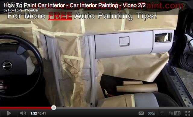 How To Paint Your Car Interior Car Interior Painting Tips How To 