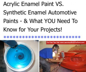 Acrylic vs. Enamel Paint for Scale Model Cars