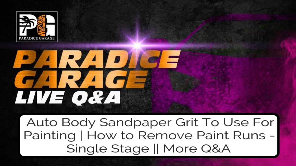 What Grit Of Sandpaper Should You Use For Paint More Autobody Q A