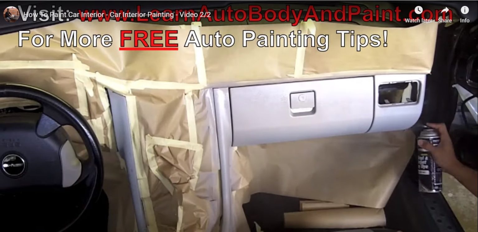 How To Paint Your Car Interior - Car Interior Painting Tips!